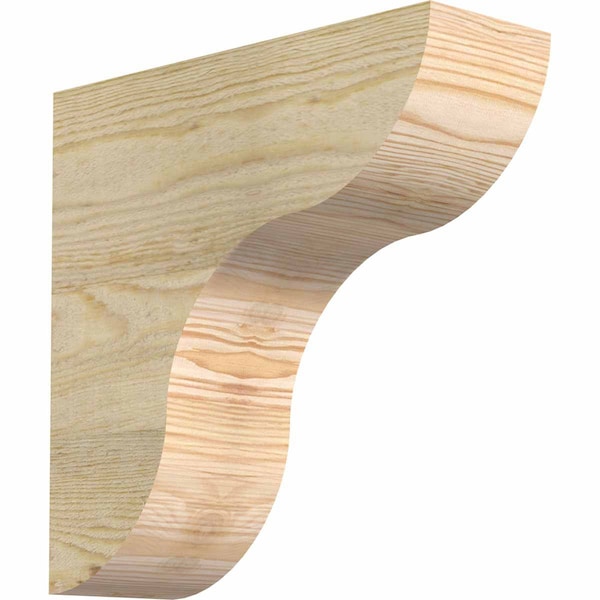 Ekena Millwork Carmel Rough Sawn Rafter Tail, Douglas Fir, 4"W x 12"H x 12"L RFT04X12X12CAR00RDF - main